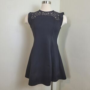Elodie Black Lace Top Dress Size Large
